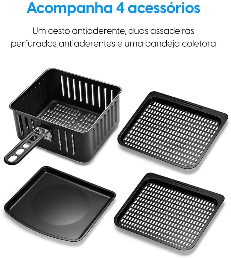 Fritadeira e Forno Air Fryer Oven Fry 12 Litros 1.800W