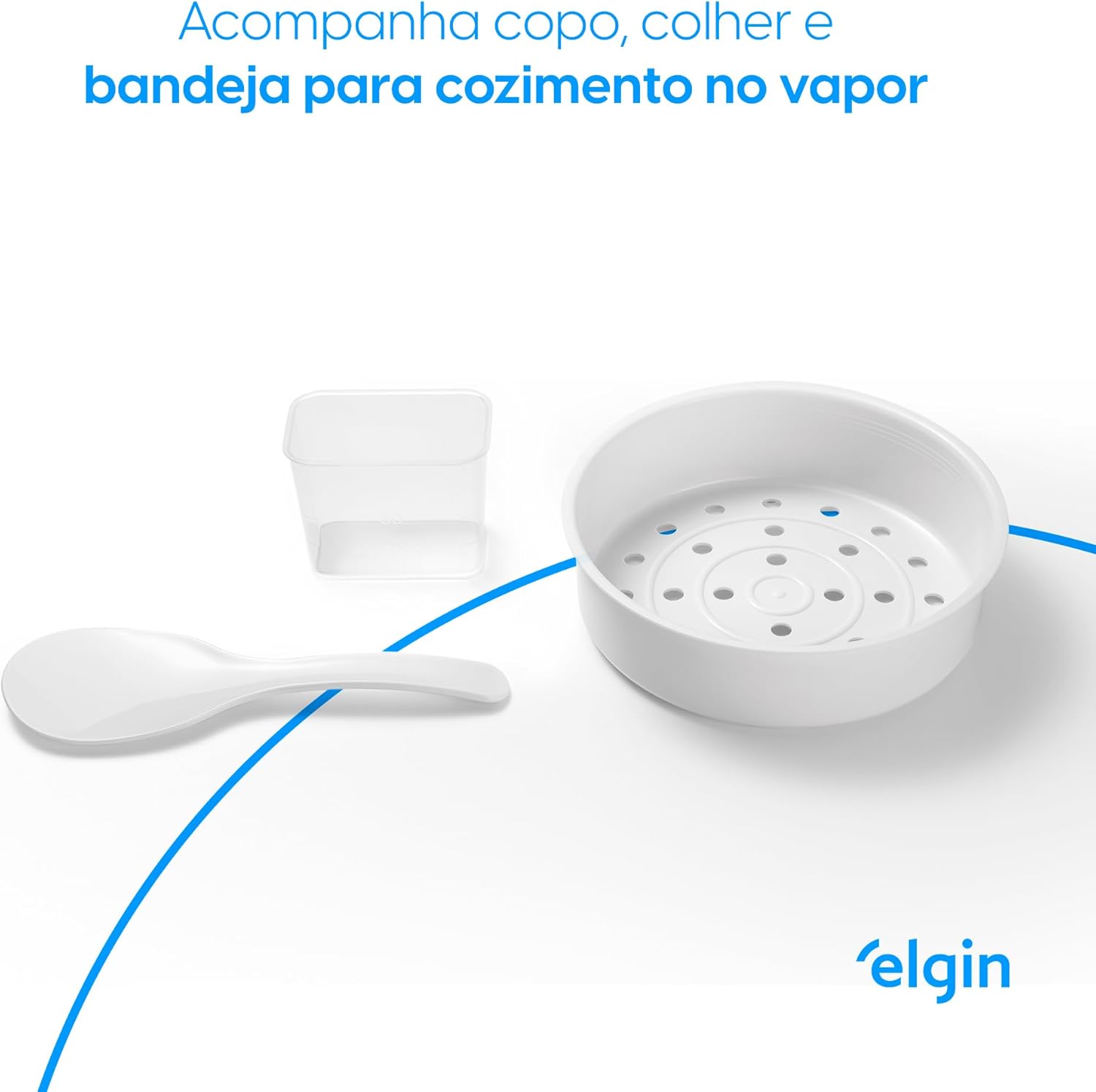 Panela de Arroz Elétrica 10 Xícaras 1,8L 700W 110V - Elgin