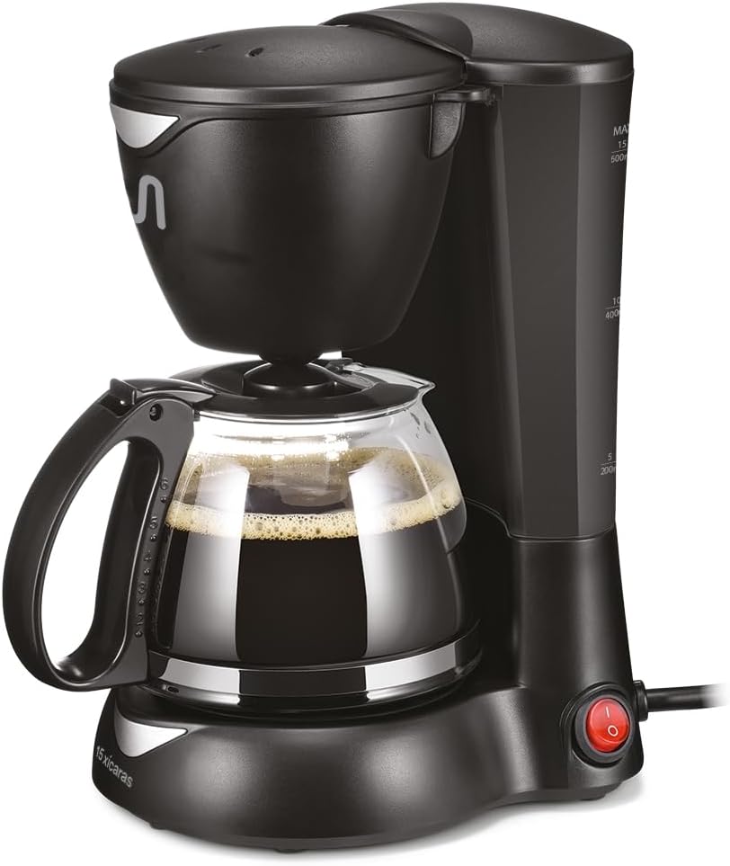 Cafeteira Elétrica 15 Xícaras 600ml 127V 550W Preto