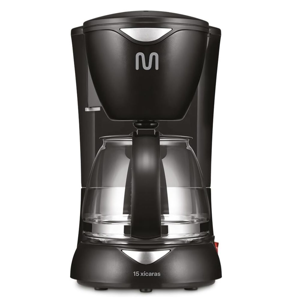Cafeteira Elétrica 15 Xícaras 600ml 127V 550W Preto