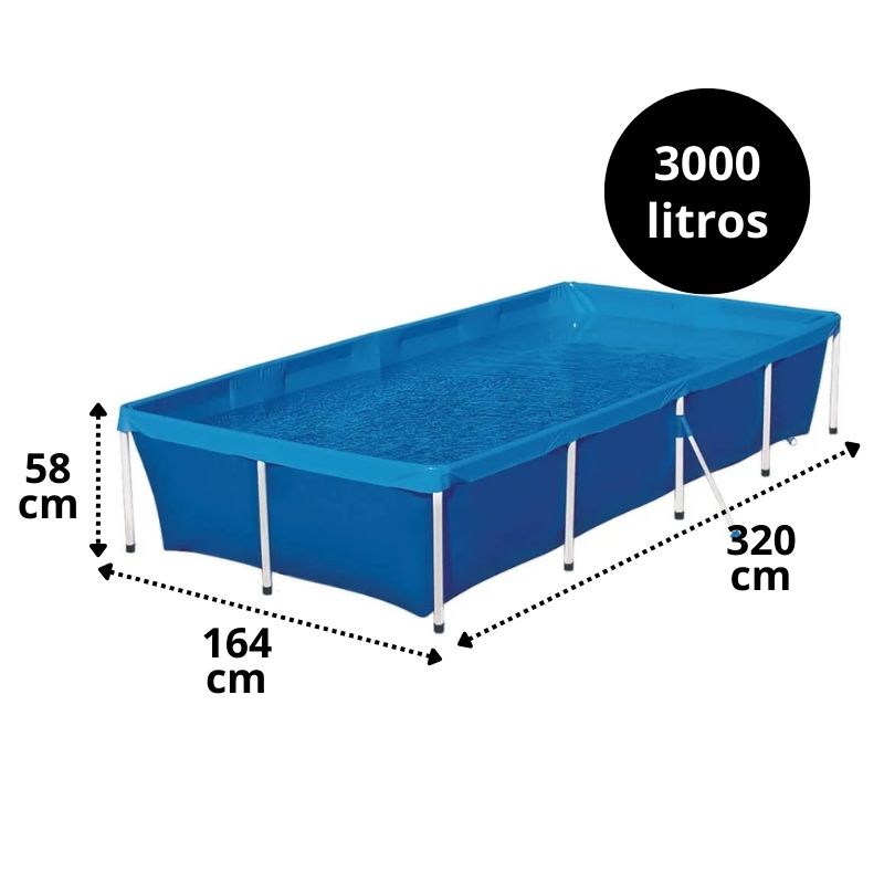 Piscina 3000 Litros - MOR