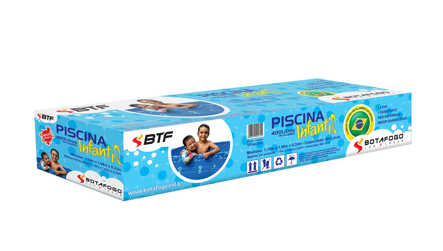 Piscina estruturada infantil 400 litros BTF