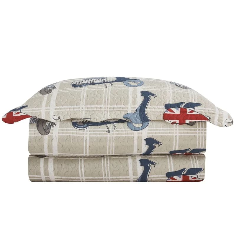 Jogo de Colcha Evolution Patchwork Solteiro 2 Peças