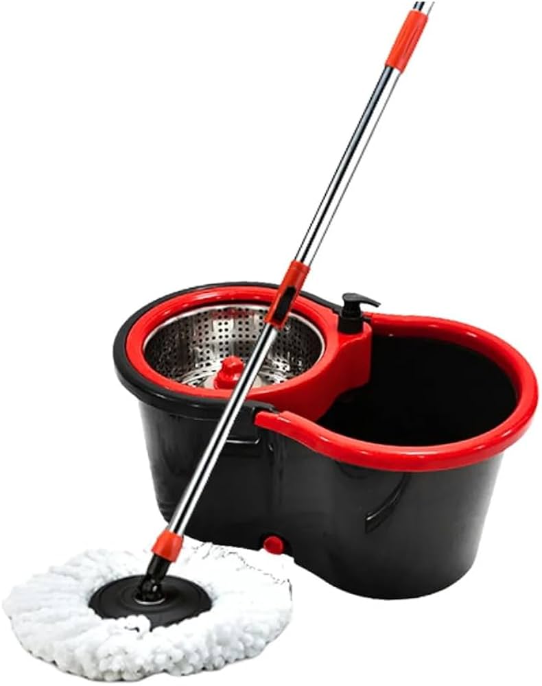 Mop Giratório Pro Com Centrífuga em Aço Inox Powermaid